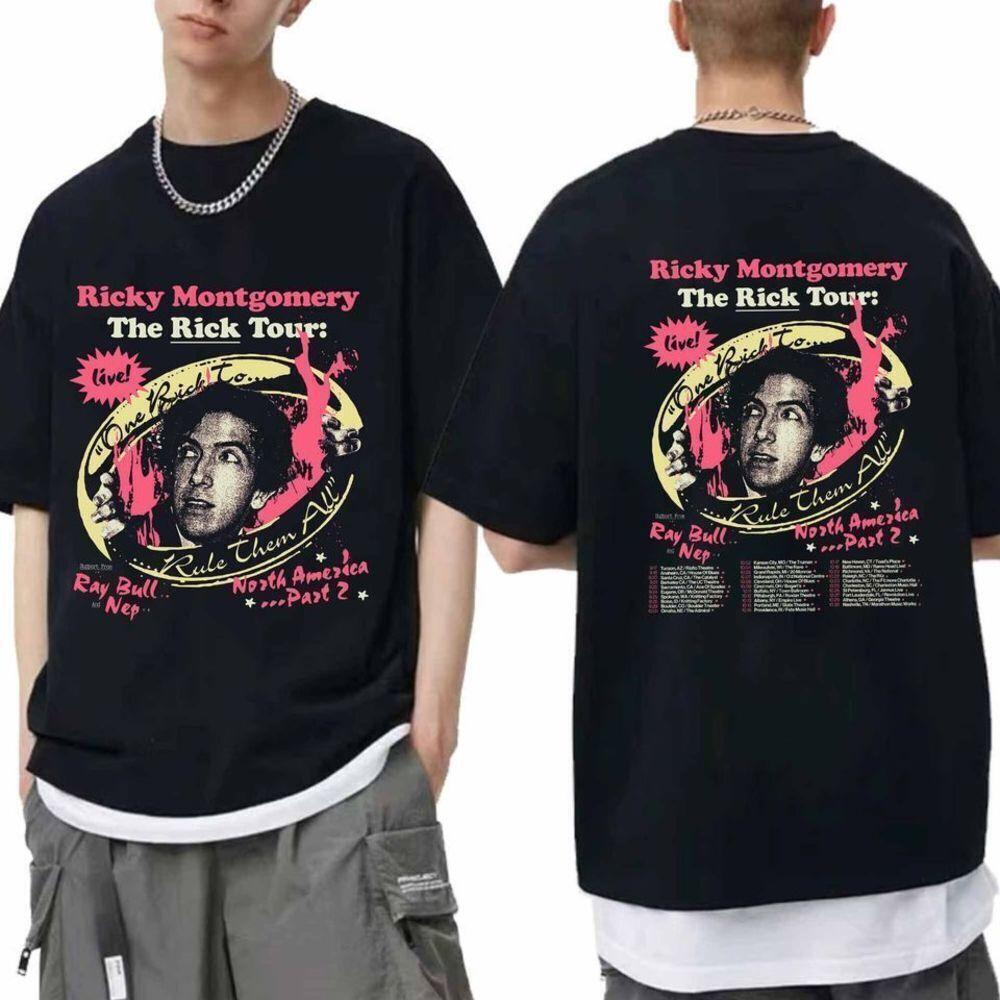 Ricky Montgomery The Rick Tour Indie Pop Concert 2 Sided Fan T-Shirt